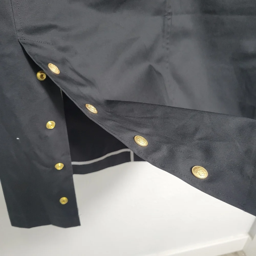 J Crew Long Barn Jacket™ in waxed cotton twill Coat Size L Petite  NWT CC954 - Picture 14 of 16